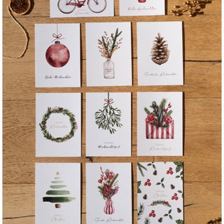 Acuarela y brunch - crea tus tarjetas de navidad