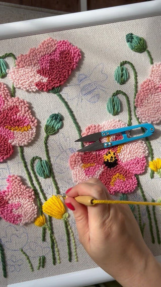 Taller punch needle, crea tu cojín